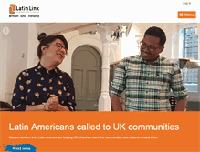 Tablet Screenshot of latinlink.org.uk