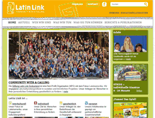 Tablet Screenshot of latinlink.ch