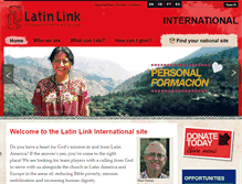 Tablet Screenshot of latinlink.org